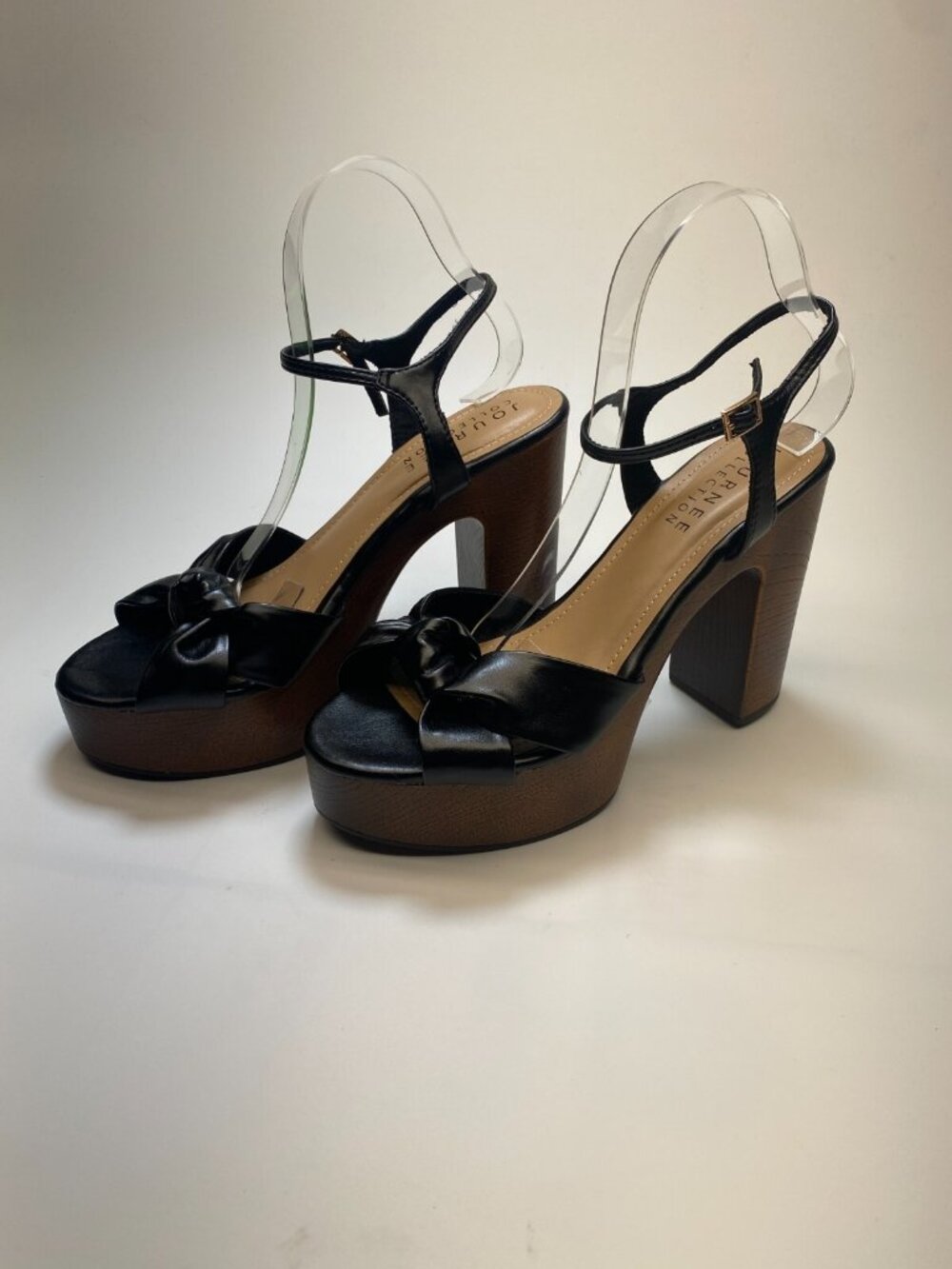 Journee Womens Lorrica Tru Comfort Foam High Heel Open Toe Sandal Sz 9.5